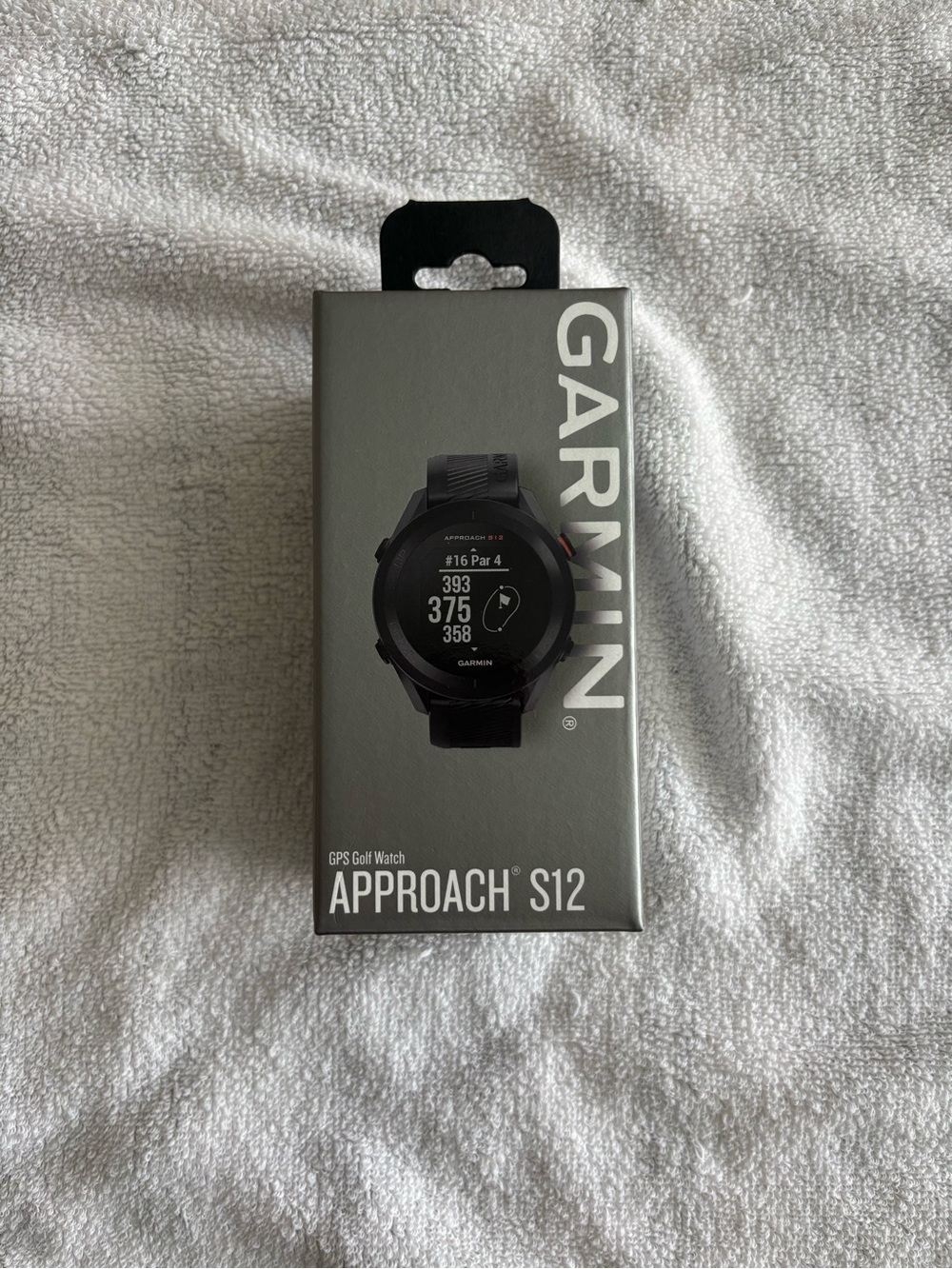 Garmin Approach S12 GPS Golf Watch - Black (NEW, Unopened)